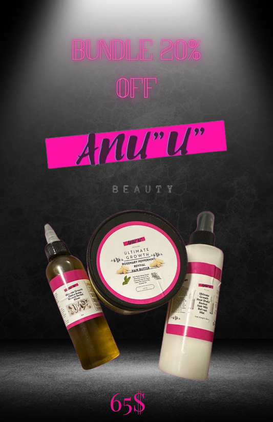 Anu U Beauty Ultimate Growth Bundle